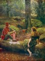 En el bosque de Arden 1892 John Collier Orientalista prerrafaelita